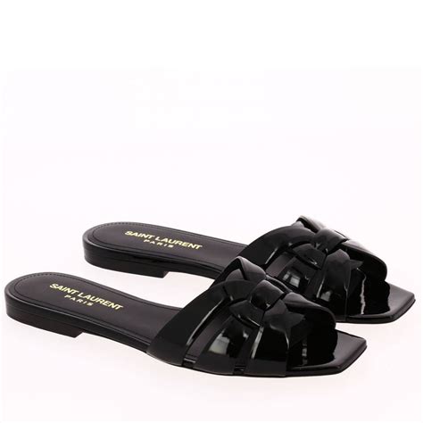 ysl women's shoes sandals|YSL tribute sandals flat.